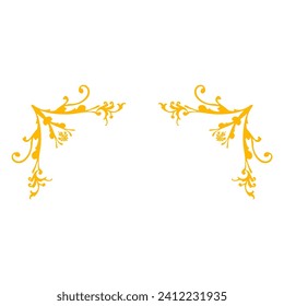 Luxury Border Corner Frame Element