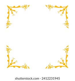 Luxury Border Corner Frame Element