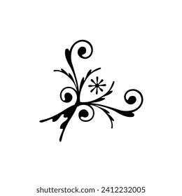 Luxury Border Corner Frame Element