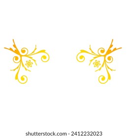 Luxury Border Corner Frame Element