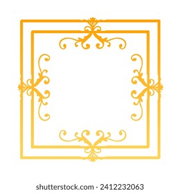 Luxury Border Corner Frame Element