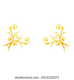 Luxury Border Corner Frame Element