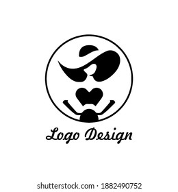Plantilla vectorial de diseño con logotipo de lujo Boutique