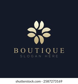 Luxury boutique logo vector, a logo suitable for boutiques