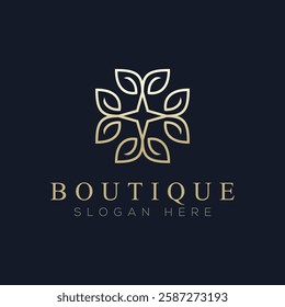 Luxury boutique logo vector, a logo suitable for boutiques