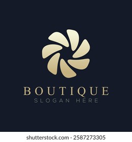 Luxury boutique logo vector, a logo suitable for boutiques