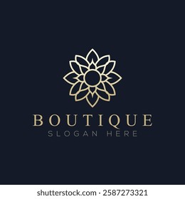 Luxury boutique logo vector, a logo suitable for boutiques