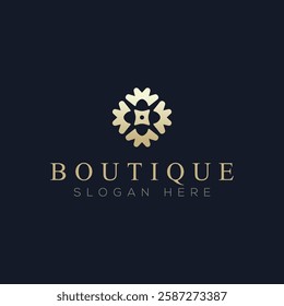Luxury boutique logo vector, a logo suitable for boutiques
