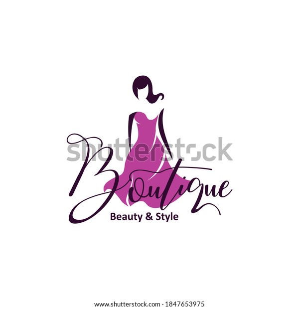 Luxury Boutique Logo Vector Template Stock Vector (Royalty Free) 1847653975