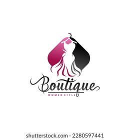 luxury boutique logo vector templates