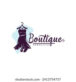 Luxury boutique logo vector templates