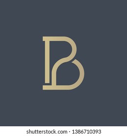 Luxury BP Logo - Vector logo template
