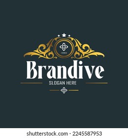 Luxury Brand Logo Design Vector 