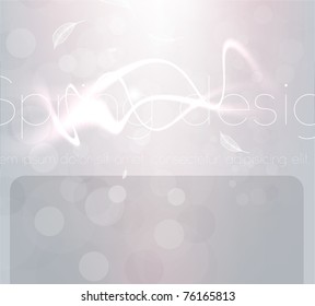 Luxury bright abstract greeting card. Vector spring or summer background. Eps10.