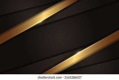 Luxury brown and golden gradient background