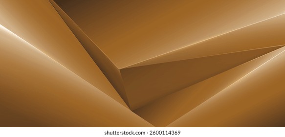 Luxury brown gradient color background, abstract elegant background vector for branding presentation