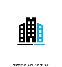 Luxury Building Construction Company. Logo Vector illustration