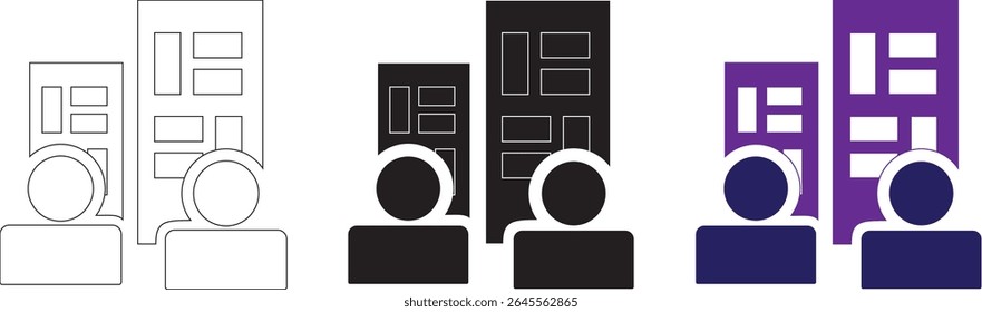 Luxury Building Construction Company Logo Vector illustration