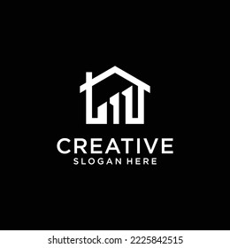 Luxury building logo design inspiration teemplate