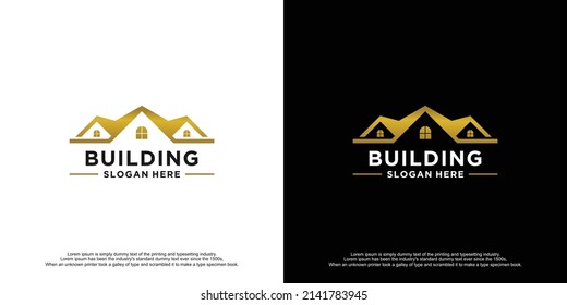 Luxury Building Template Logo Design.