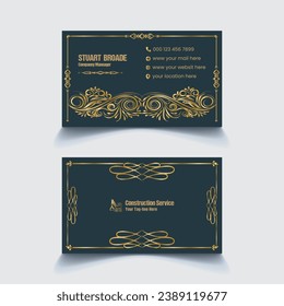 Design der Luxus-Business-Card