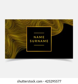 Luxury business card design. Applicable for cosmetics brand,beauty salon,garment factory etc.