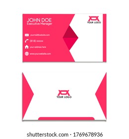 Luxury business card design template Modern business card design - vector