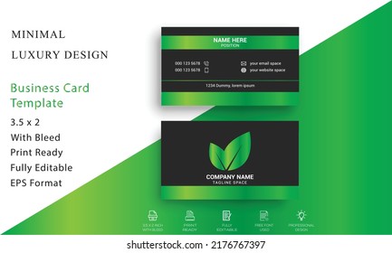 Luxury Business Card Design, Card Design Template, Photos and Vector Standard Template
