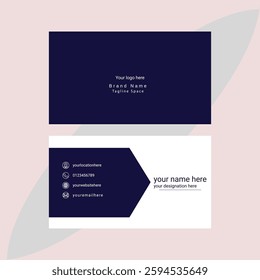 Luxury business card design template. card design template. Modern Business Card - Creative and Clean Business Template. double sided business card template 