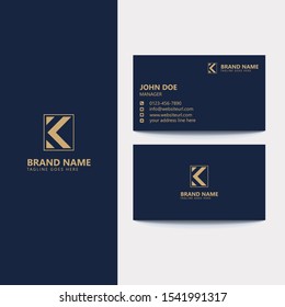 Luxury Business Card Design - vector