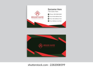 Luxury business card template design