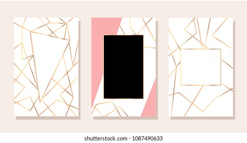 Luxury business cards with and gold. design for cover, banner, invitation, wedding, card Branding and identity Vector illustration.