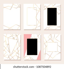 Luxury business cards with and gold. design for cover, banner, invitation, wedding, card Branding and identity Vector illustration.