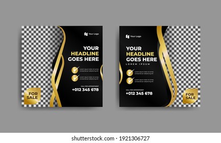 Luxury Business Social Media Post Template