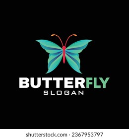 Luxury Butterfly logo design template. - Shutterstock ID 2367953797