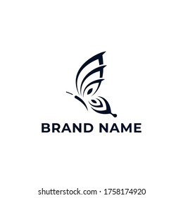 Luxury Butterfly Logo Vector Butterfly Logo Stock Vector (Royalty Free ...