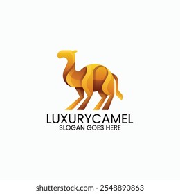 Luxury Camel Gradient Colorful Logo