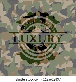 Luxury camouflaged emblem