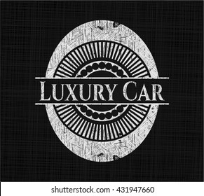 Emblema de tiza de coches de lujo