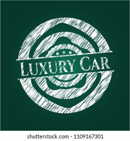  Luxury Car chalkboard emblem