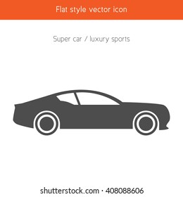 Luxury car icon.