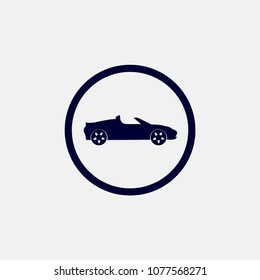luxury car icon vector