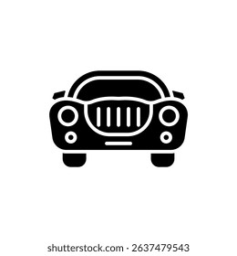 luxury car icons isolated on White Background. Flat style design