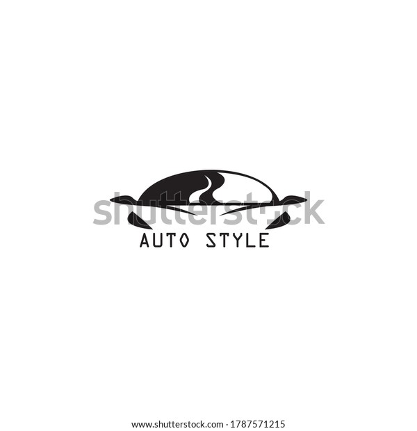 luxury
car logo black illustration vector design
template