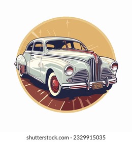 Luxury Car logo Illustration Design svg