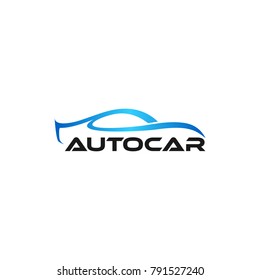 Luxury Car logo template. Premium silhouette car vector illustration