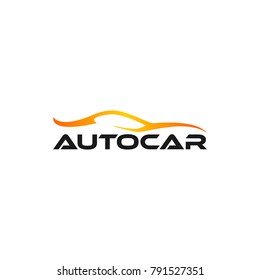 Luxury Car logo template. Premium silhouette car vector illustration