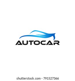 Luxury Car logo template. Premium silhouette car vector illustration