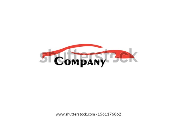 luxury car logo template. premium silhouette\
car vector illustration
