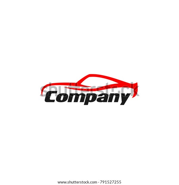 Luxury Car logo template. Premium silhouette\
car vector illustration